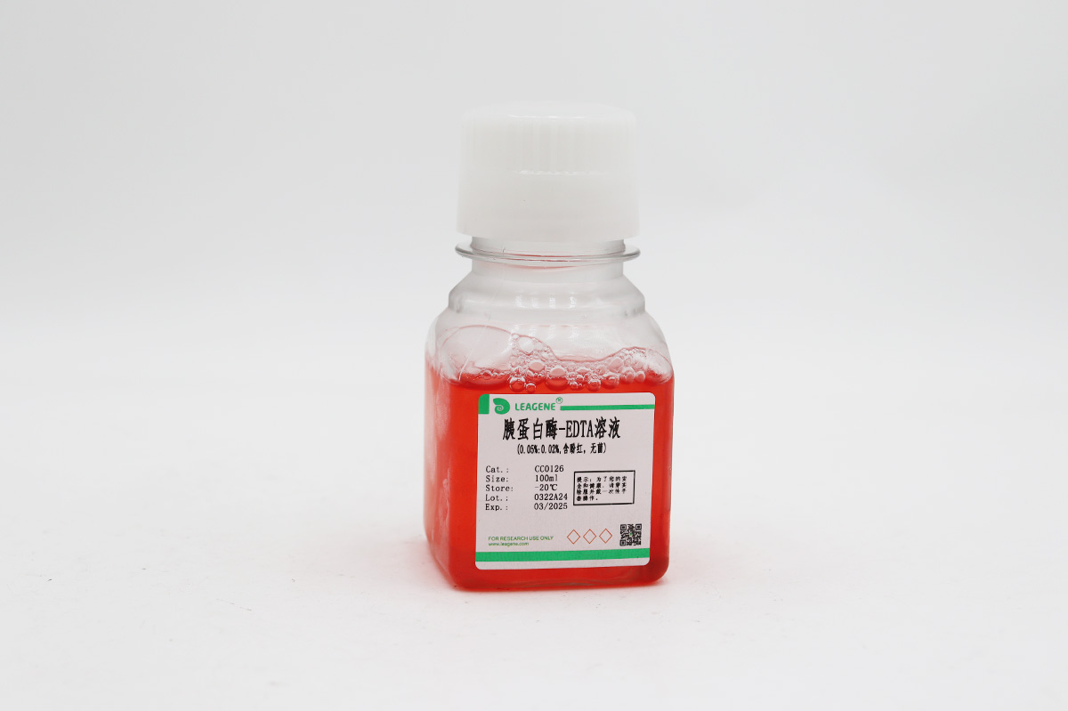 胰蛋白酶-EDTA溶液(0.05%:0.02%,含酚红)
